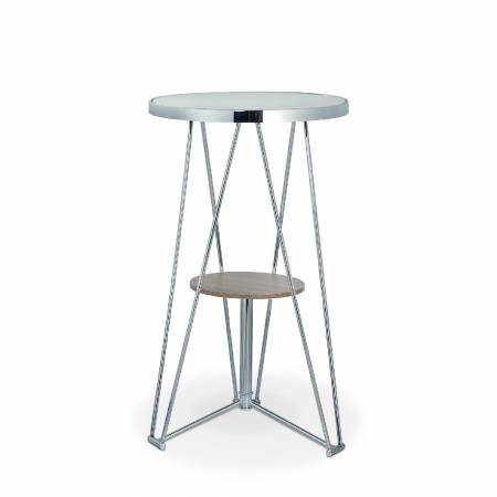 Bartisch mit Glasplatte.